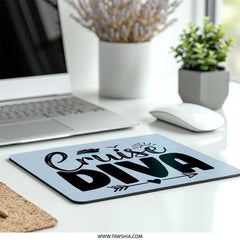 Cruise Diva Mousepad, Vacation Gift, Ocean Lover, Cruise Life, Travel Gift, Girl Trip, Gifts For Her, Cruise Mouse Pad, Tropical Mousepad - Tawshia