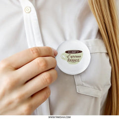 Espresso Yourself Pinback Button, Coffee Lover Badge, Funny Coffee Saying Button, Caffeine Addict Pin, Trendy Espresso Gift Pinback Button - Tawshia