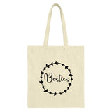 Besties Tote Bag, Best Friends Gift, Gift for Bestie, Best Friend Tote, Cute Tote Bag, Minimalist Tote Bag, Everyday Bag, Shopping Bag - Tawshia
