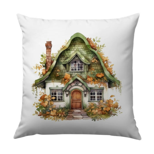 Cottagecore Pillow, Fairy House Pillow, Whimsical Home Decor, Cottage Pillow, Cozy Decor, House Pillow, Gift Idea - Tawshia