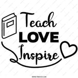 Teach Love Inspire Pinback Button, Teacher Appreciation Gift, Inspirational Button, Educator Badge, Back to School Button, Teacher Present - Tawshia