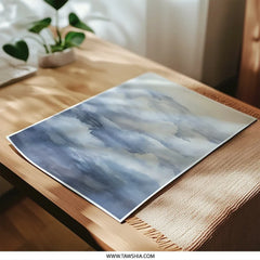 Ethereal Cloudscape Photographic Print, Abstract Clouds Art, Sky Wall Decor, Atmospheric Print, Dreamy Cloud Photo, Calming Home Decor - Tawshia