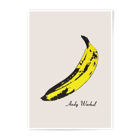 Andy Warhol Banana Photographic Print, Pop Art Wall Decor, Fruit Illustration, Modern Art Print, Home Decor - Tawshia
