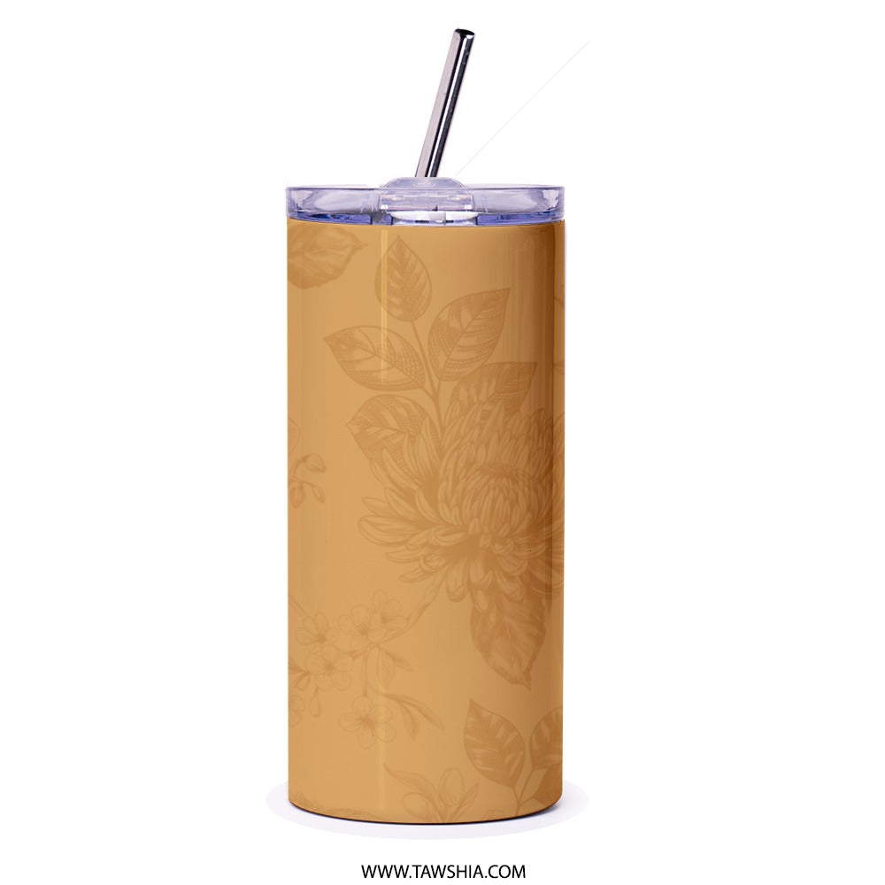 Butterfly Tumbler, Floral Tumbler, Monarch Butterfly, Motivational Tumbler, Good Things Take Time, Butterfly Lover, Gift for Her - Tawshia
