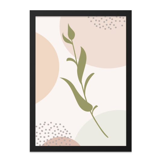 Abstract Floral Wall Art, Botanical Print, Minimalist Art, Modern Home Decor, Neutral Tone Art Print - Tawshia