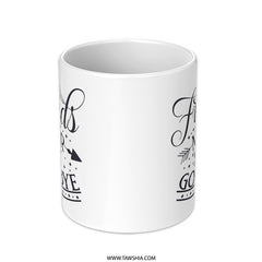 Friends Never Say Goodbye Mug, Friendship Quote Mug, Gift for Friend, Best Friend Mug, Inspirational Saying, Farewell Present - Tawshia