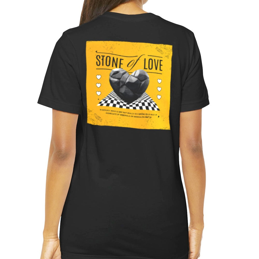Stone of Love Yellow Graphic Print T-Shirt product type