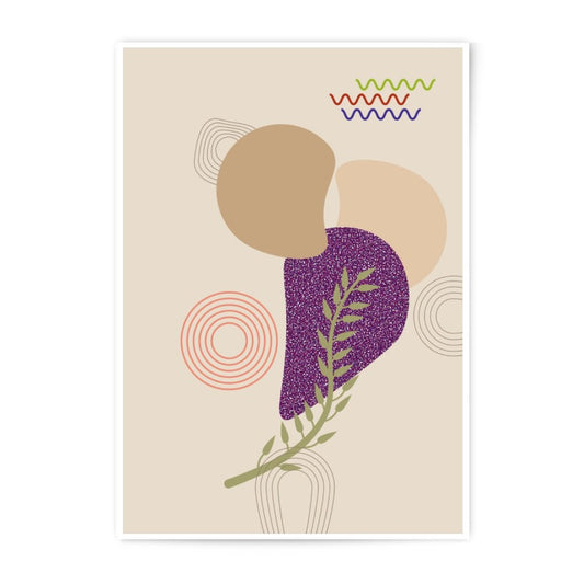 Abstract Art Photographic Print, Modern Art Print, Botanical Art, Minimalist Wall Decor, Aesthetic Room Decor - Tawshia