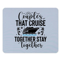 Couples That Cruise Mouse Pad, Together Stay Together Gift, Vacation Cruise, Tropical Palms Mousepad, Cruise Lover, Wedding Gift Idea - Tawshia
