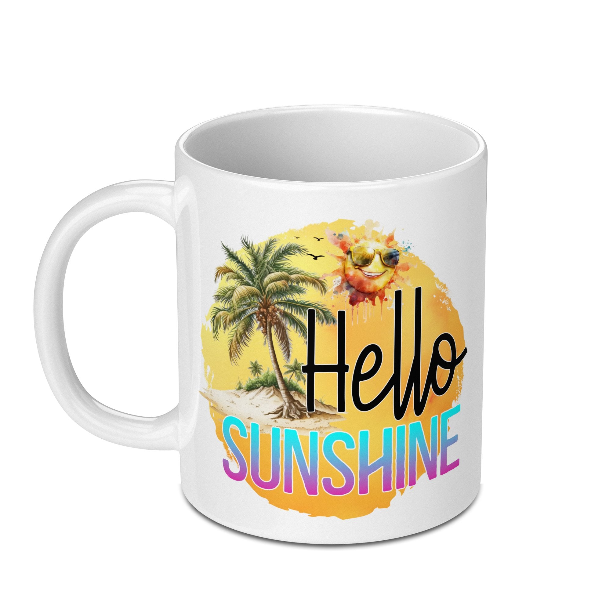 Bright Hello Sunshine Beach Mug best gift product type