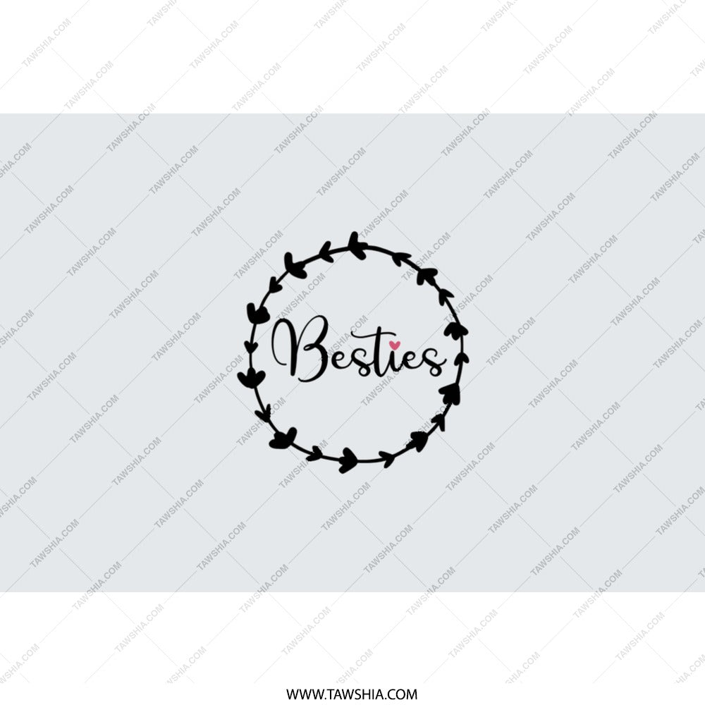 Besties Tumbler, Gift For Best Friend, Friendship Tumbler, Best Friend Gift, Funny Best Friend Gift, Cute Gift For Bestie, Friends Tumbler - Tawshia