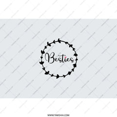 Besties Tumbler, Gift For Best Friend, Friendship Tumbler, Best Friend Gift, Funny Best Friend Gift, Cute Gift For Bestie, Friends Tumbler - Tawshia