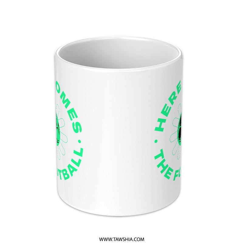Here Comes The Football Mug product