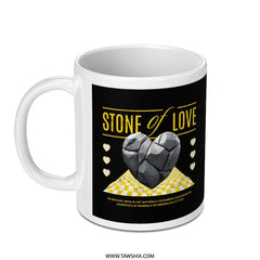 Stone of Love Heart Mug Stylish Cup product