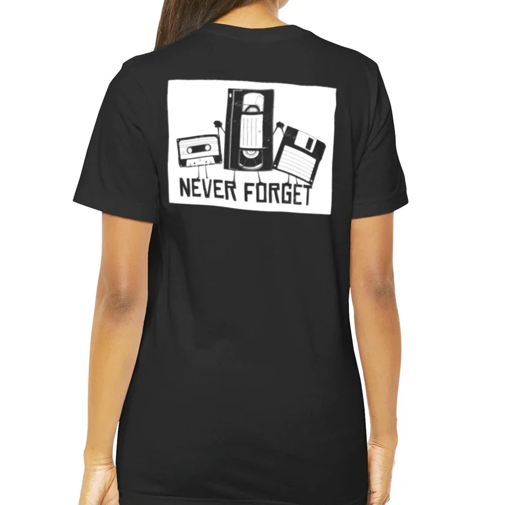 Never Forget Retro Media Design T-Shirt product