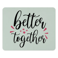 Better Together Mouse Pad, Cute Stars Design, Desk Decor, Office Gift, Gamer Pad, Work From Home Accessory, Motivation Mousepad - Tawshia