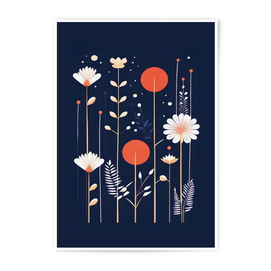 Abstract Floral Photographic Print, Botanical Wall Art, Modern Art Print, Flower Illustration, Home Decor, Minimalist Print, Floral Artwork - Tawshia