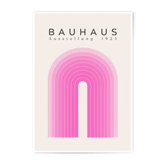 Bauhaus Exhibition 1923 Photographic Print, Pink Bauhaus Art, Modern Wall Decor, Abstract Poster, Geometric Art Print, Home Decor - Tawshia
