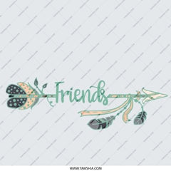 Friends Arrow Pinback Button, Friendship Gift, Best Friend Button, Arrow Button, Unique Gift, Trendy Badge, Friend Badge, Cute Pinback - Tawshia