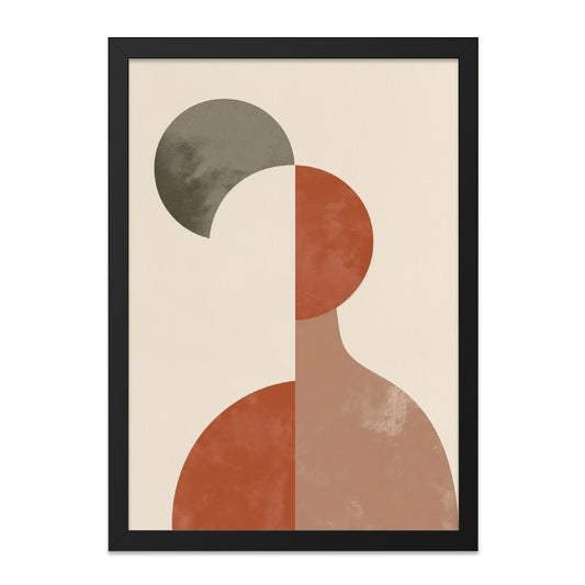 Minimalist Wall Art, Abstract Art Print, Geometric Art, Modern Art, Circle Design, Home Decor, Living Room Art, Trendy Wall Decor - Tawshia