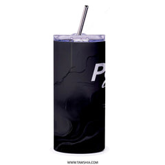 Stylish Black Tumbler with Straw for Beverages product type