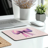 Pink Glittery Bow Design Mouse Pad Product