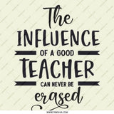 Teacher Influence Pinback Button, Teacher Appreciation Gift, Educator Present, School Staff Gift, Thank You Teacher Button - Tawshia