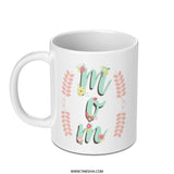 Floral Mom Mug, Mother's Day Gift, Cute Mom Mug, Flower Mug, Gift For Her, Birthday Gift, Mom Gift Idea - Tawshia