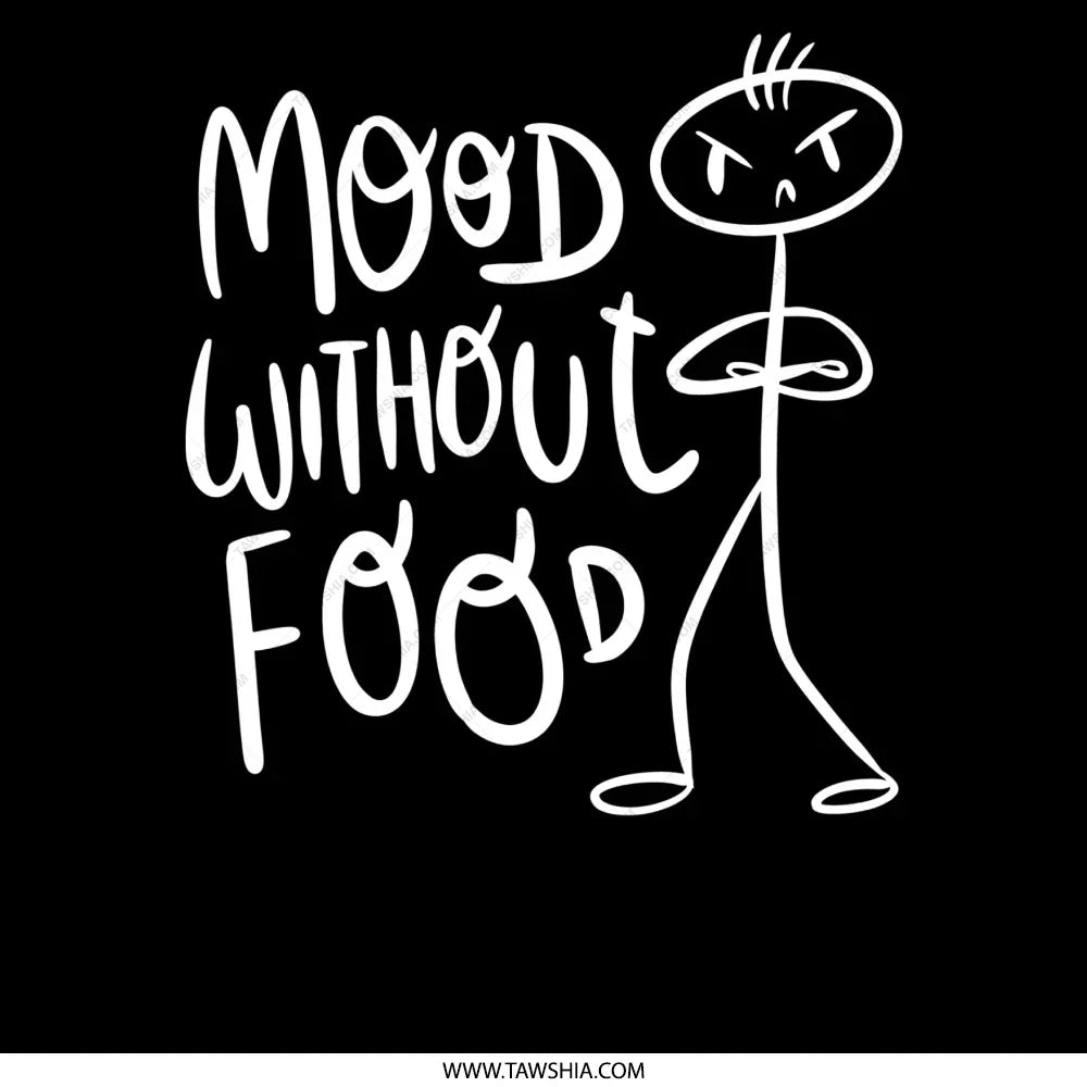 Mood Without Food Motivational Wall Art product