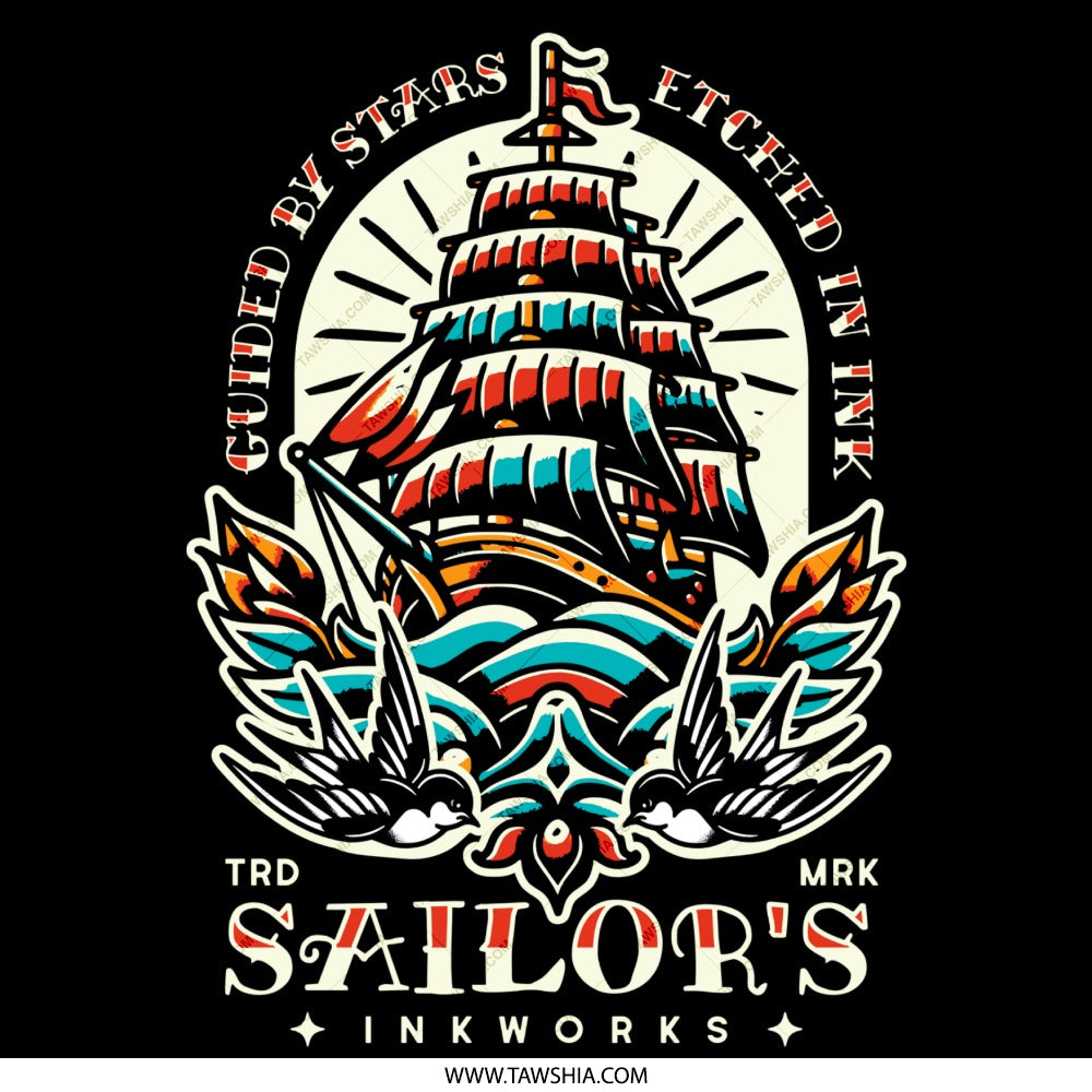 Sailor's Inkworks Artistic Design Sticker Product
