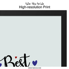 Best Grandma Ever Wall Art, Grandma Gift, Love Grandma, Grandma Home Decor, Gift for Grandmother, Grandma Birthday Present - Tawshia