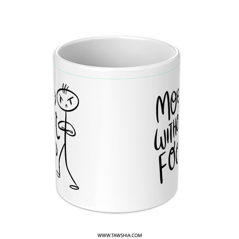 More Than My Feelings Stick Figure Graphic Mug product