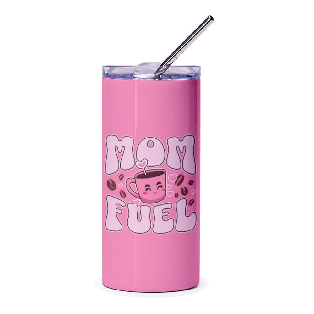 Pink Mom Fuel Tumbler with Straw Cup product