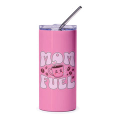 Pink Mom Fuel Tumbler with Straw Cup product