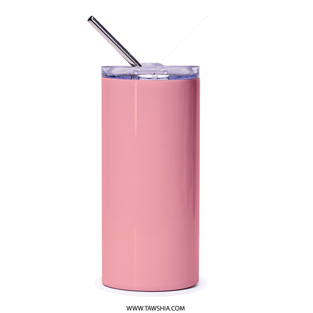 Strawberry Tumbler, Cute Pink Tumbler, Stay Sweet and Smart, Kawaii Tumbler, Summer Drinkware, Gift for Her, Pink Drinkware, Kawaii Straw - Tawshia