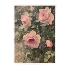 Pink Rose Photographic Print, Floral Art, Botanical Decor, Garden Wall Art, Flower Photography, Elegant Home Decor, Gift Idea - Tawshia