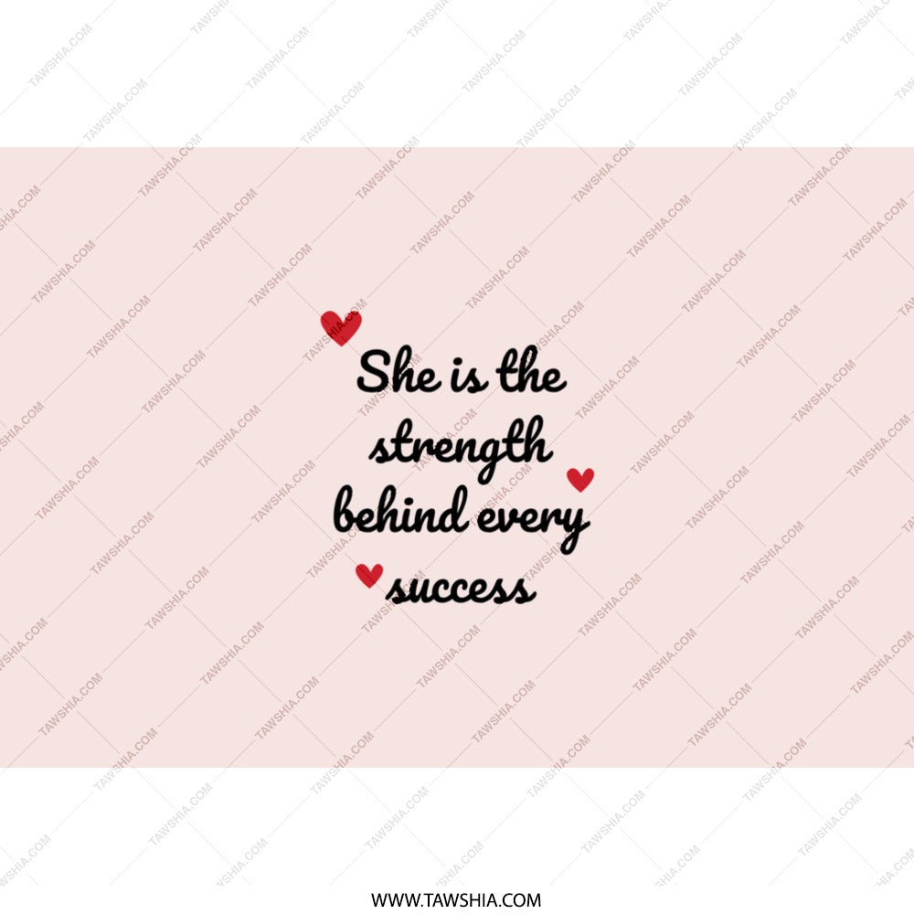 Strength Behind Success Tumbler, Inspirational Women Gift, Empowerment Quote, Motivational Tumbler, Gift For Her, Everyday Drinkware - Tawshia