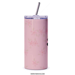 Be Aware Be There Care Tumbler, Floral Tumbler, Inspirational Tumbler, Tumbler With Straw, Gift For Her, Cute Tumbler Design - Tawshia