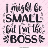 Small But The Boss Pinback Button, Funny Kid Quote Button, Sassy Toddler Gift, Cute Baby Saying Pin, Empowering Child Accessory, Gift - Tawshia