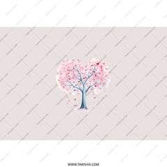 Heart Tree Tumbler, Love Tree Tumbler, Valentines Day Gift, Heart Tumbler, Tree Tumbler, Valentine Tumbler, Heart Tree, Love Tree - Tawshia