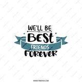 Best Friends Forever Pillow, Friendship Quote Throw Pillow, Sentimental Gift, Cute Pillow, Decorative Pillow, Home Decor Pillow - Tawshia
