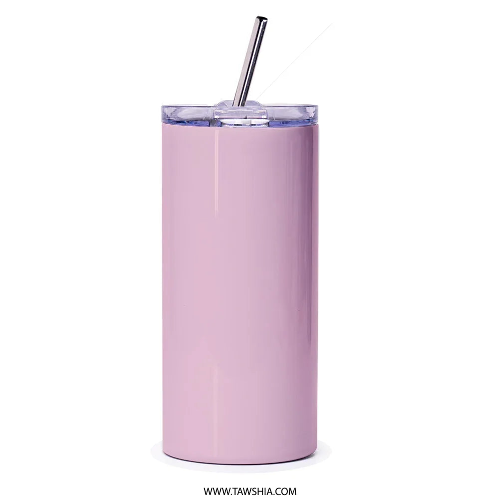 Sleek Pink Insulated Tumbler with Straw product type
