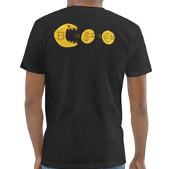 Bitcoin Pac-Man Eating Currency Symbols T-shirt product