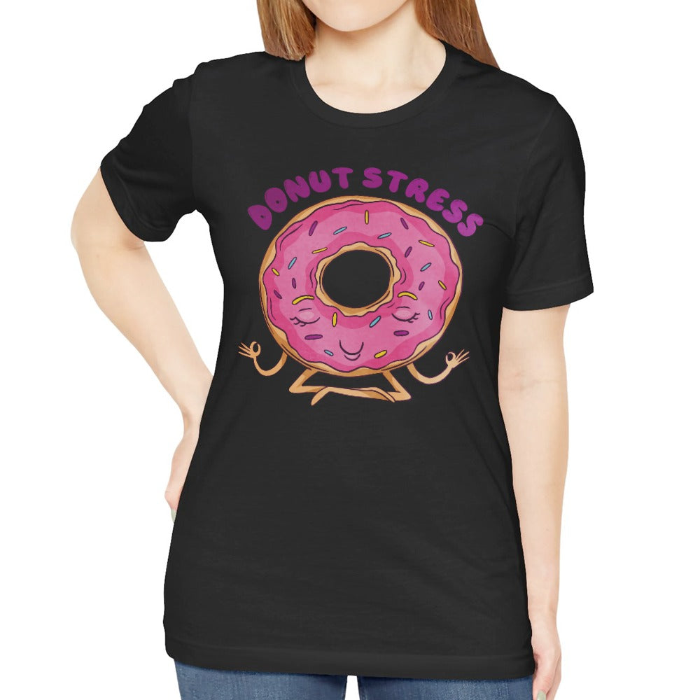 Donut Stress Graphic Tee Funny Relaxed T-Shirt product