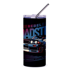 Rebel Roadster Car Themed Tumbler with Straw product