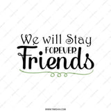 Forever Friends Tote Bag, Friendship Gift, Best Friend Present, Cute Tote, Shoulder Bag, Gift for Her, Everyday Bag - Tawshia