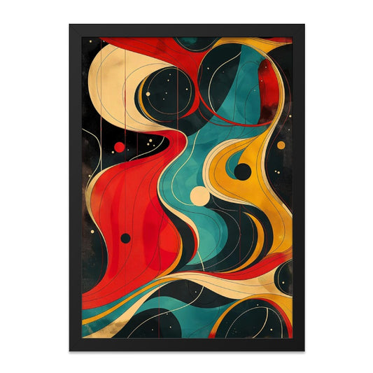 Abstract Wall Art, Colorful Art Print, Modern Abstract Art, Contemporary Wall Decor, Unique Abstract Painting, Living Room Art Print - Tawshia