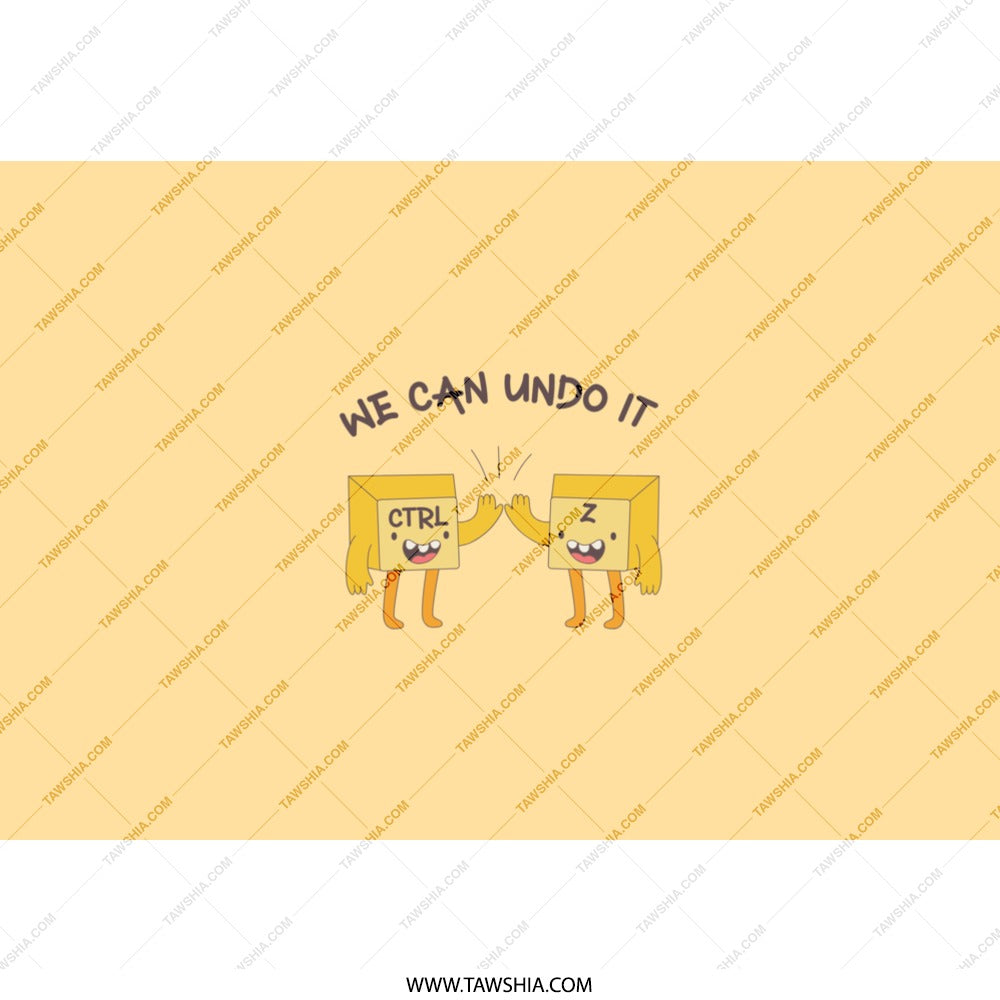 Undo It Tumbler, Computer Keys, Ctrl Z, Programmer Gift, Tech Humor, Funny Gift Idea, Office Decor, Geeky Tumbler, Keyboard Keys - Tawshia