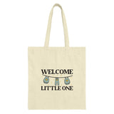Welcome Little One Tote Bag, Baby Shower Gift Idea, Newborn Arrival Celebration, Cute Baby Clothes, New Parent Present - Tawshia