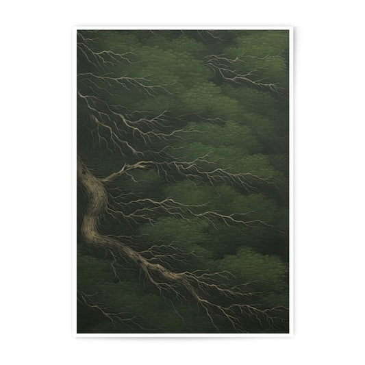 Forest Canopy Photographic Print, Tree Branches Art, Nature Inspired Wall Decor, Greenery Print, Landscape Art Print, Botanical Art, Forest - Tawshia